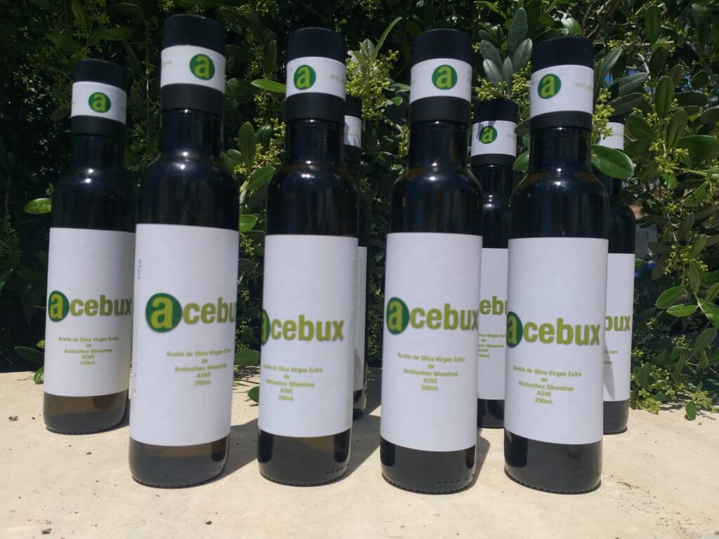 Acebux aceite silvestre de Acebuche artesanal ecológico